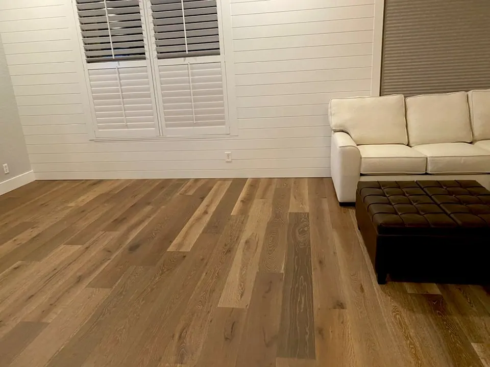 New flooring installed in a South Florida home