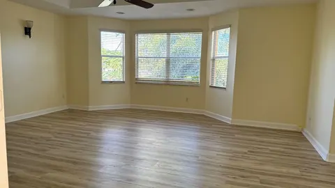 Luxury vinyl plank installed in a South Florida home