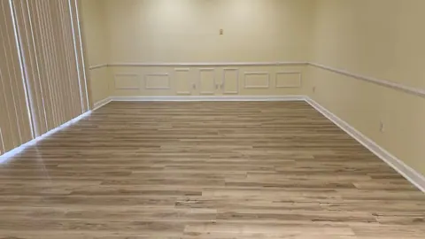 Luxury vinyl plank installed in a South Florida home