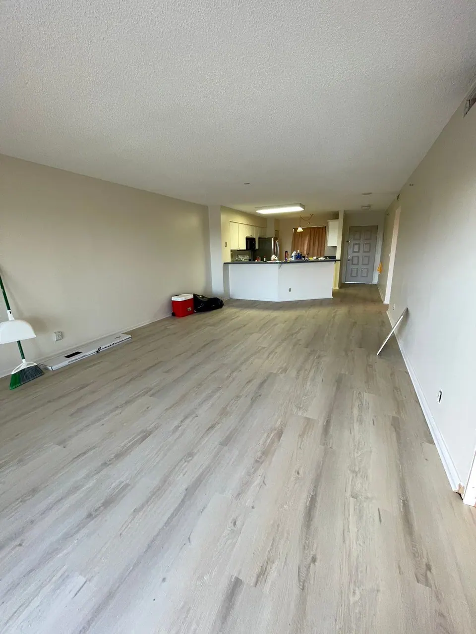 Luxury vinyl plank installed in a South Florida home